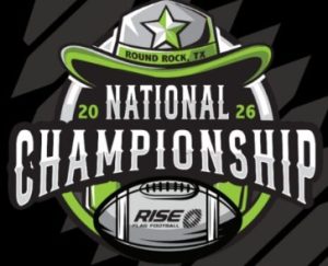Rise Flag Football National Championship 2026 logo