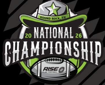 Rise Flag Football National Championship 2026 logo